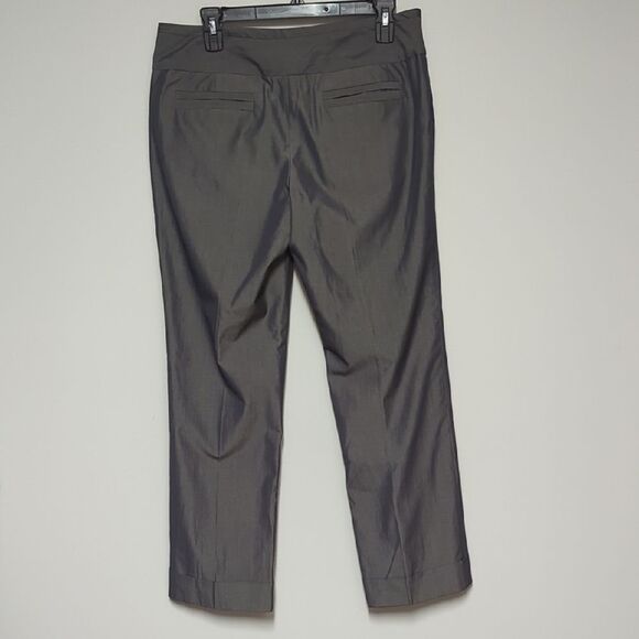 Banana Republic Gray Ankle Pants with Straight Leg - Picture 4 of 7
